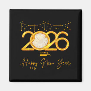 Frohes Neues Jahr 2026 Magnet