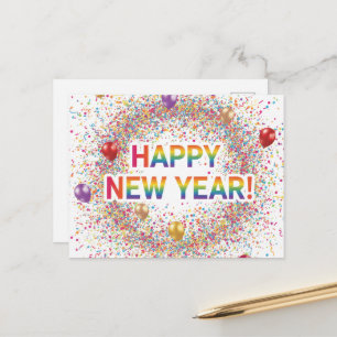 FROHES NEUES JAHR 2026 POSTKARTE