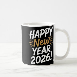 Frohes Neues Jahr 2026 Silvester Kaffeetasse