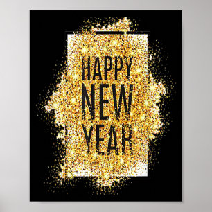 Frohes Neues Jahr 2026 Silvester Poster