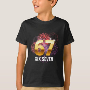 Frohes Neues Jahr 2026 Silvesterparty 67 Sechs Sie T-Shirt