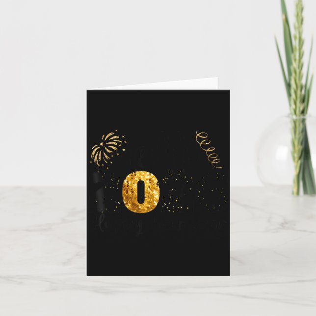 Frohes Neues Jahr 2026 Silvesterparty Freunde Fami Karte (Vorderseite)