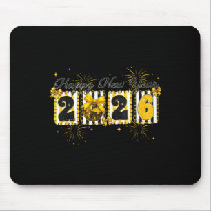 Frohes Neues Jahr 2026 Silvesterparty Freunde Fami Mousepad
