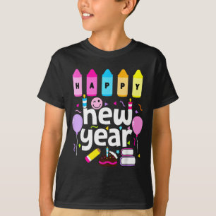 Frohes Neues Jahr 2026 Silvesterparty Lehrer Ki T-Shirt