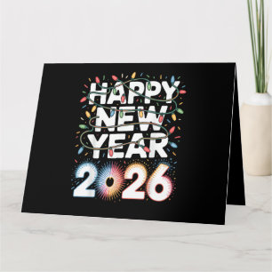 Frohes Neues Jahr 2026 Sparkle-Shirt für Frauen Karte