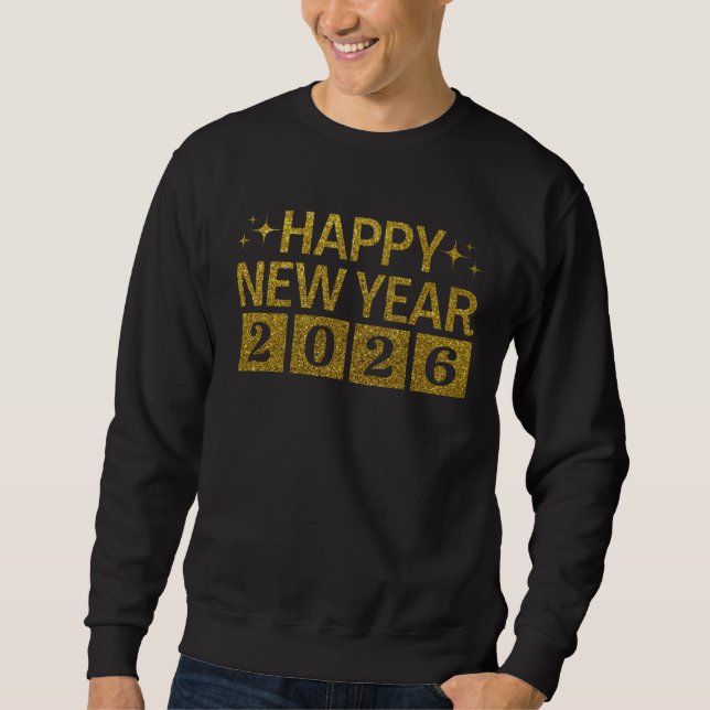 Frohes Neues Jahr 2026 Sweatshirt (Vorderseite)
