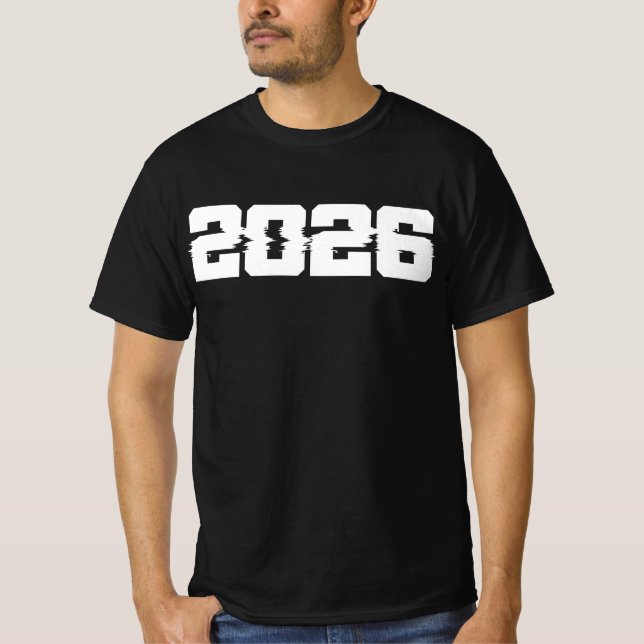 Frohes neues Jahr 2026 T-Shirt (Vorderseite)