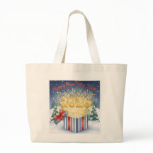 Frohes neues Jahr 2026 Tote Bag – Festliche Feuerw