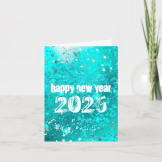 Frohes Neues Jahr 2026 Türkis Einladung