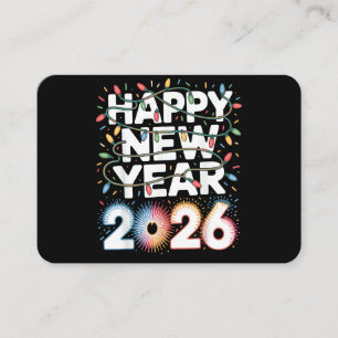 Frohes Neues Jahr 2026Frohes Neues Jahr 2026 Visitenkarte