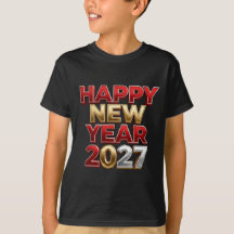 Frohes Neues Jahr 2027 Familien-Matching-Outfits