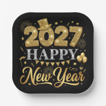Frohes Neues Jahr 2027 Feiertag