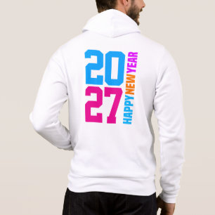 Frohes Neues Jahr 2027 Hoodie