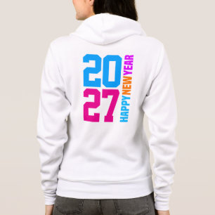 Frohes Neues Jahr 2027 Hoodie