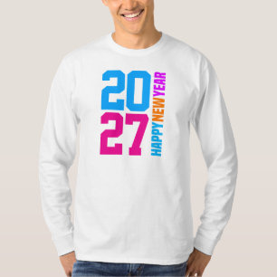Frohes Neues Jahr 2027 T-Shirt
