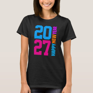 Frohes Neues Jahr 2027 T-Shirt