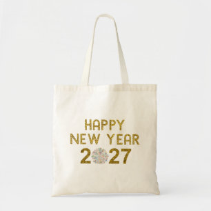 Frohes Neues Jahr 2027 Tragetasche