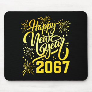Frohes Neues Jahr 2067 Lustig 67 Sechs Sieben Meme Mousepad