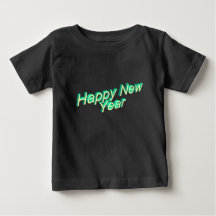 Frohes Neues Jahr Baby-Shirt 