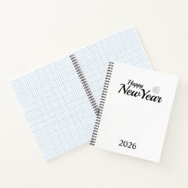 Frohes Neues Jahr Benutzerdefiniertes Geschenk Notizbuch