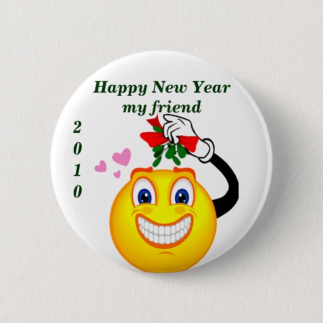 Frohes Neues Jahr_Button Button (Vorderseite)
