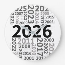 Frohes Neues Jahr Countdown-Wanduhr