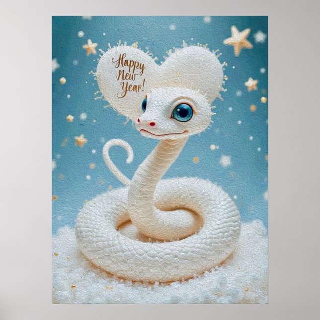 Frohes neues Jahr der Schlange Poster (Vorne)