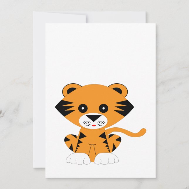 Frohes neues Jahr des Tiger 2022 Einladung (Vorderseite)