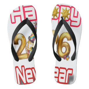 Frohes neues Jahr Flip Flops