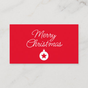 Frohes neues Jahr, frohe Weihnachten, Festtage Begleitkarte