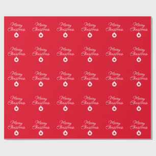 Frohes neues Jahr, frohe Weihnachten, Festtage Geschenkpapier
