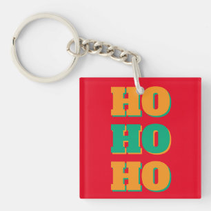 Frohes neues Jahr Frohe Weihnachten Festtage HoHo Schlüsselanhänger