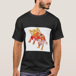 Frohes Neues Jahr Glücklicher Bulle T-Shirt
