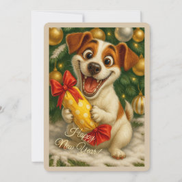 Frohes Neues Jahr Grußkarte Feiertagskarte