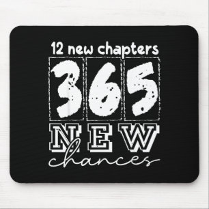 Frohes neues Jahr Kapitel 365 Chancen 2026 Lustig Mousepad