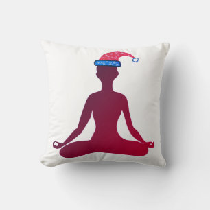 Frohes Neues Jahr Kissen Yoga