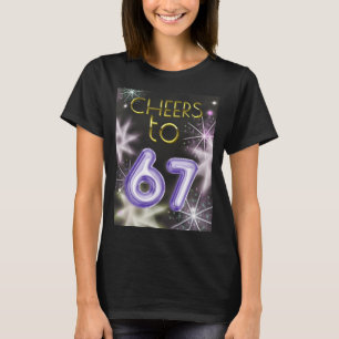Frohes Neues Jahr mit einem 6 7 Zoomer-Meme-Vibe. T-Shirt