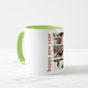Frohes neues Jahr Paar genießt Winter Tasse