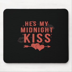 Frohes Neues Jahr Paare Er ist mein Mitternachtsku Mousepad