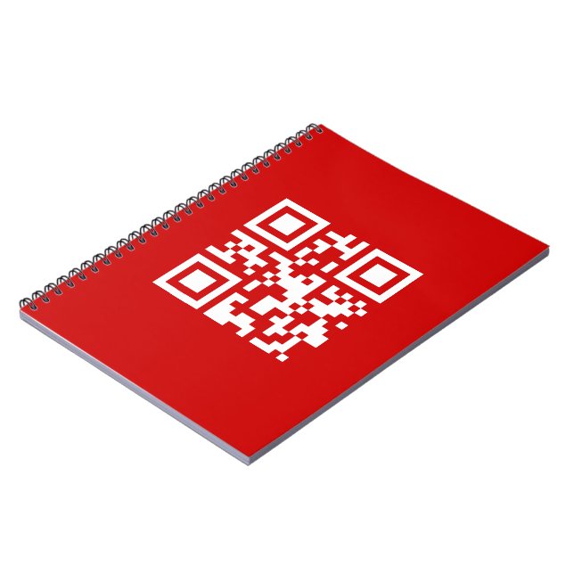 Frohes Neues Jahr! -- QR Code Notizblock (Linke Seite)