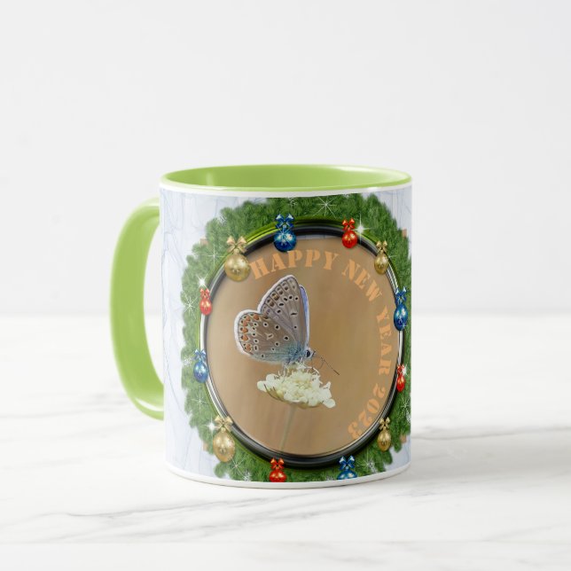 Frohes neues Jahr - Tasse 2023 (Vorderseite Links)