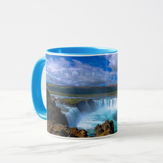 Frohes neues Jahr - Tasse 2023 (Vorderseite Links)