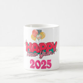 Frohes neues Jahr Tasse 2025