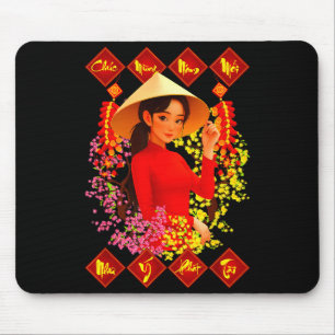 Frohes neues Jahr Tet Binh Ngo 2026 Vietnamesische Mousepad