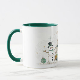 Frohes Neues Jahr Typografie-Feier Tasse
