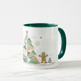 Frohes Neues Jahr Typografie-Feier Tasse