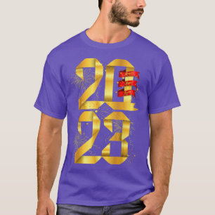 Frohes Neujahr 2023 Silvester Party Supplies n T-Shirt