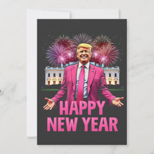 Frohes Neujahr - Trump-Resolution 2025 Einladung