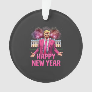 Frohes Neujahr - Trump-Resolution 2025 Ornament