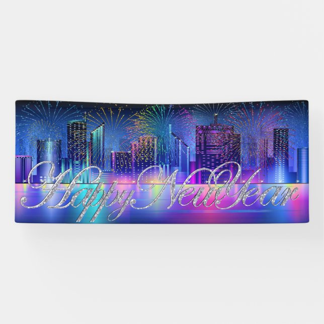 Frohes Neujahrsbanner Banner (Horizontal)